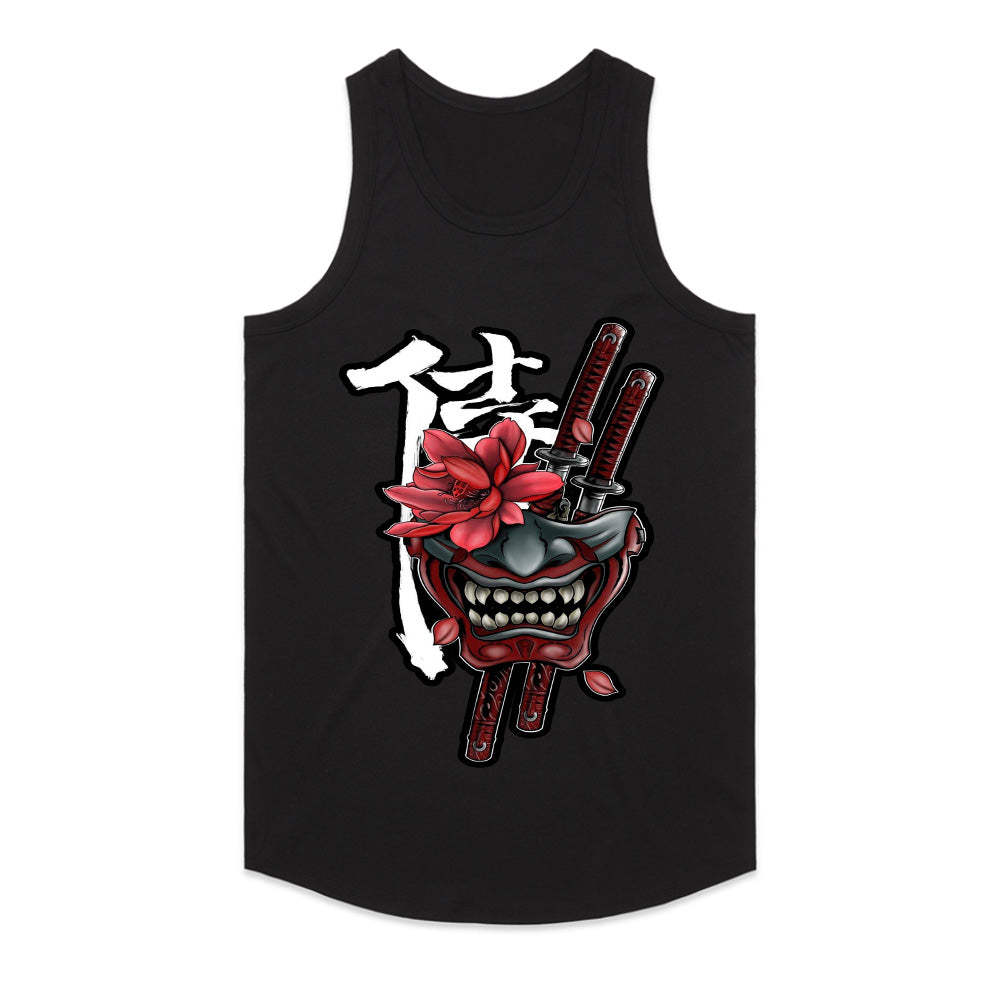 Samurai Oni: Blade & Blossom Tee
