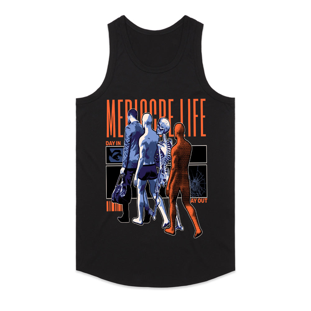 Existential Grind: Mediocre Life Statement Tee