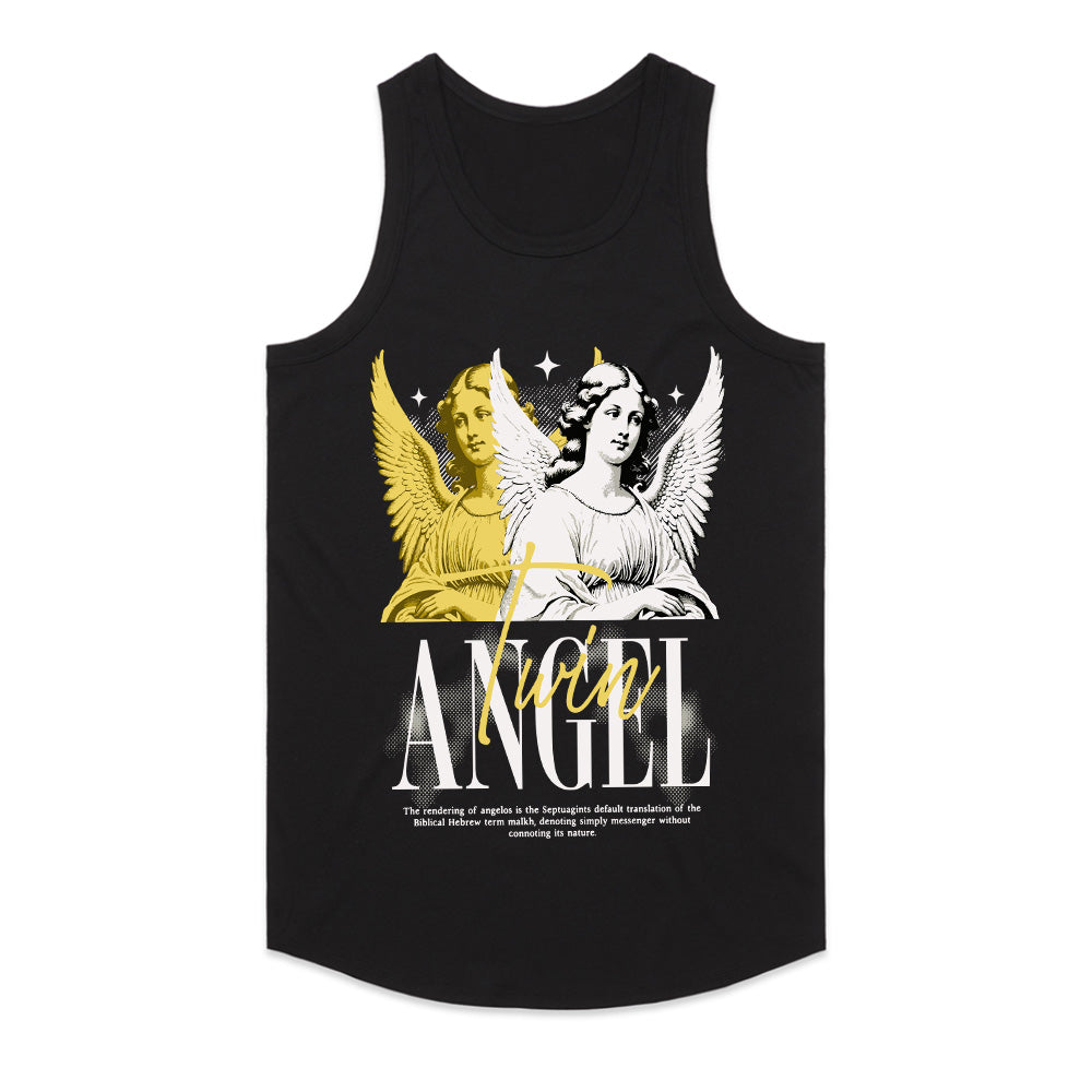 Celestial Twins: Dual Guardian Angel Tee