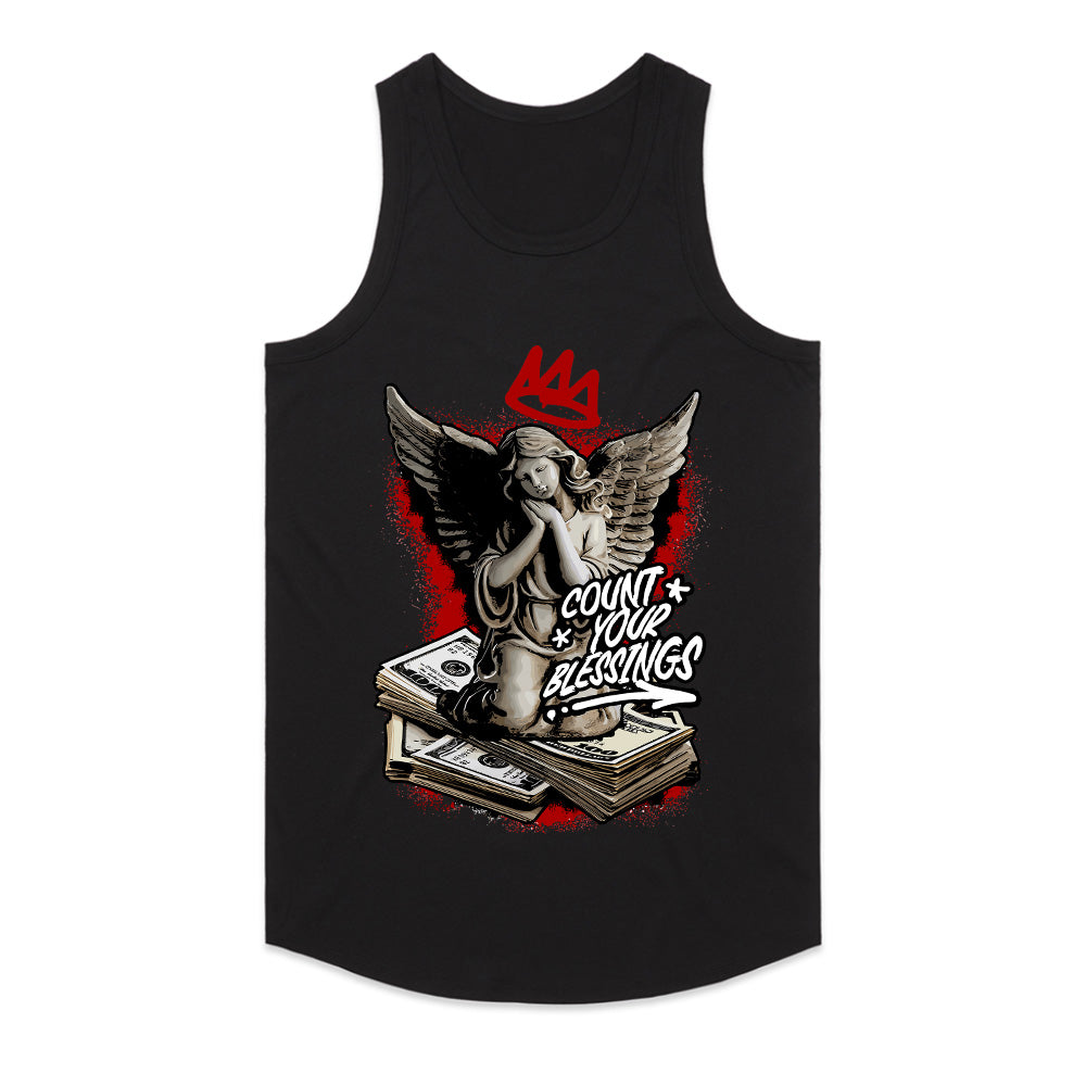 Blessed Hustler: Count Your Blessings Angel Tee