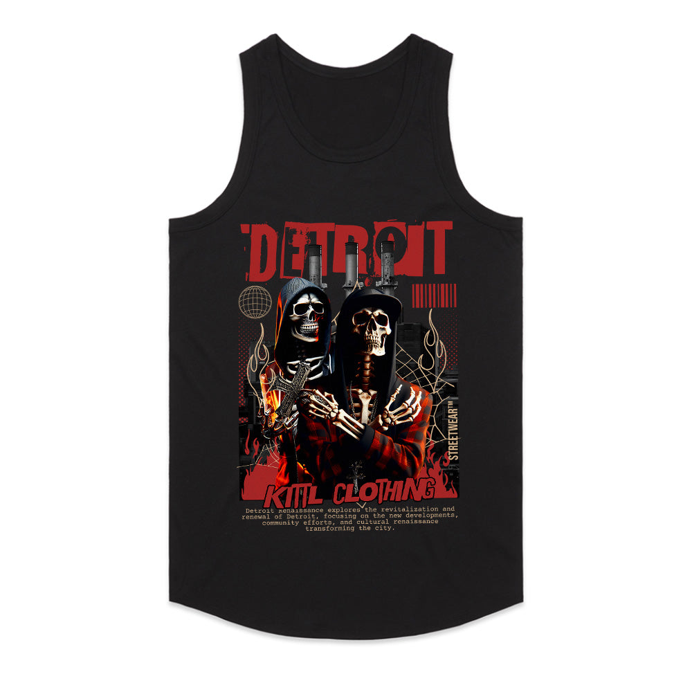 Detroit Rebirth Skeletons Tee