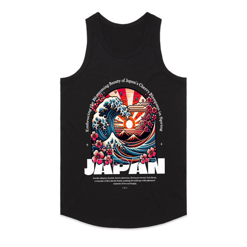 Sakura Waves: Japan’s Eternal Spring Graphic Tee