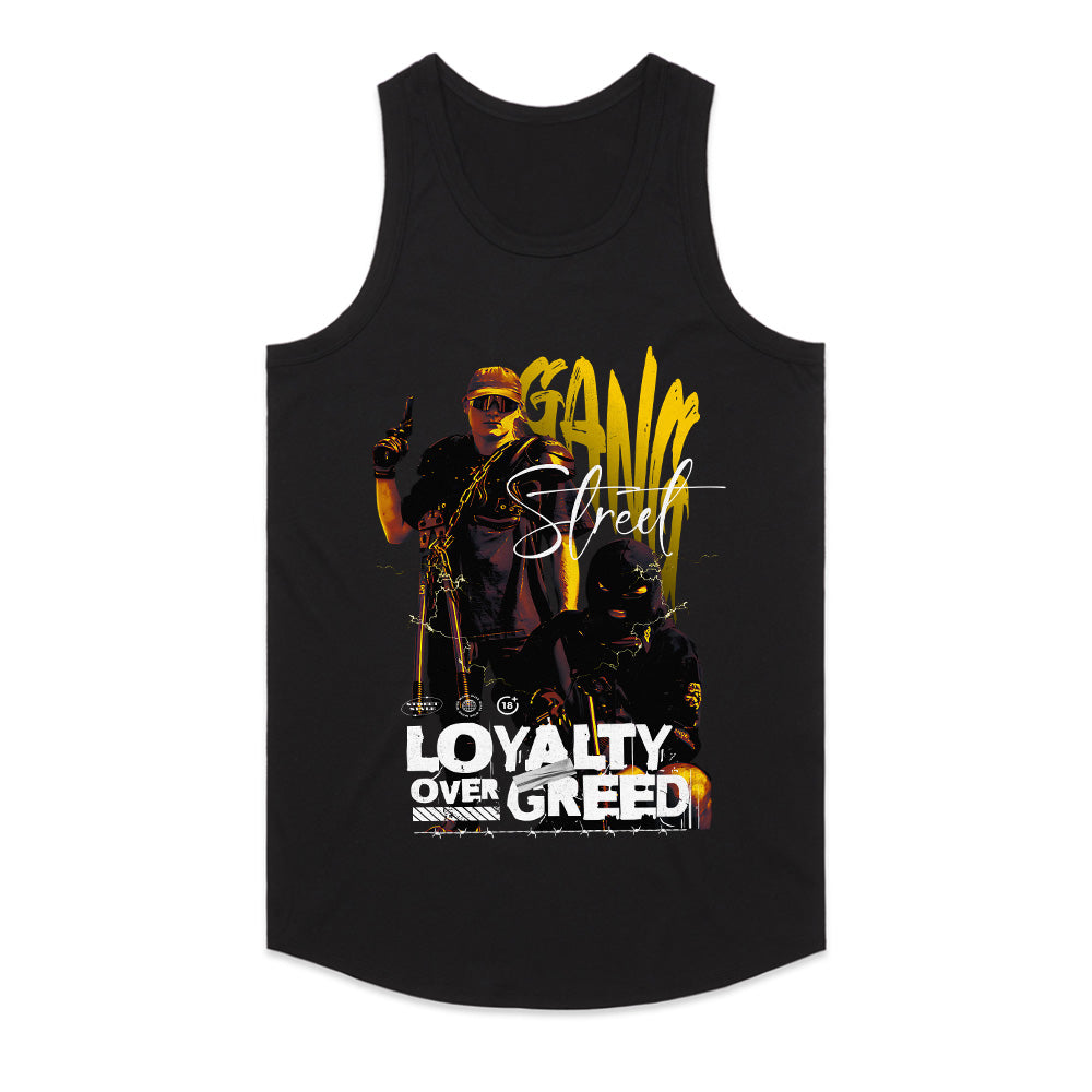 Street Loyalty: Gang Over Greed Tee