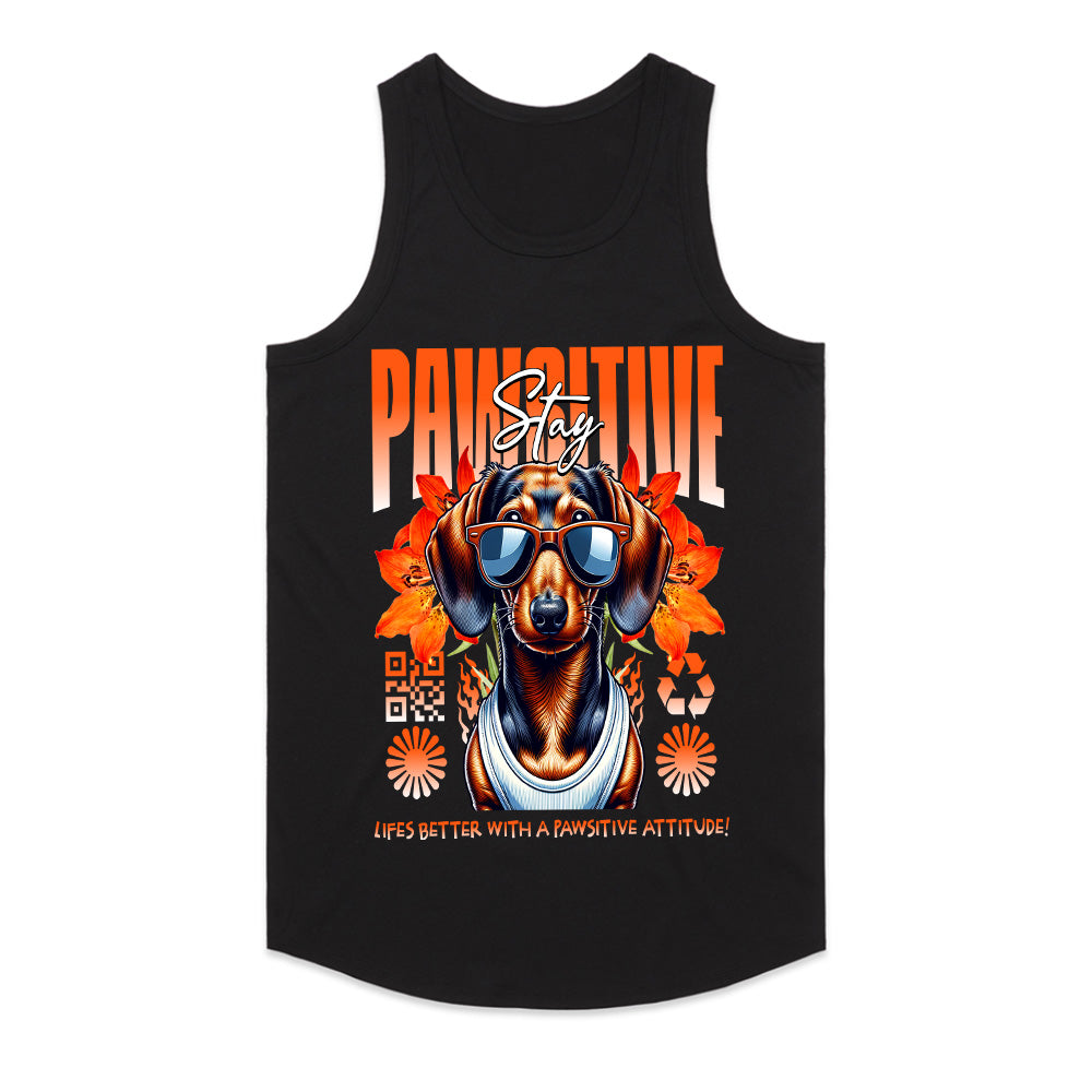 Stay Pawsitive: Cool Pup Attitude Tee