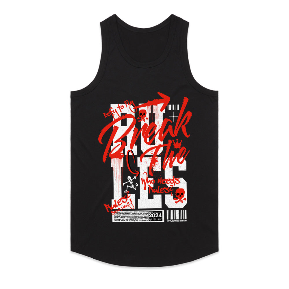 Anarchist Spirit: Break the Rules Graffiti Tee
