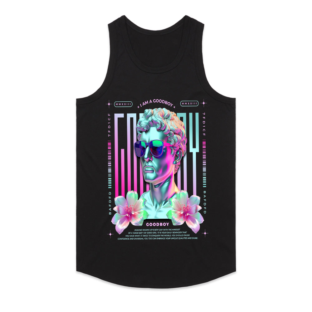 Vaporwave Virtuoso: Neon Goodboy Tee