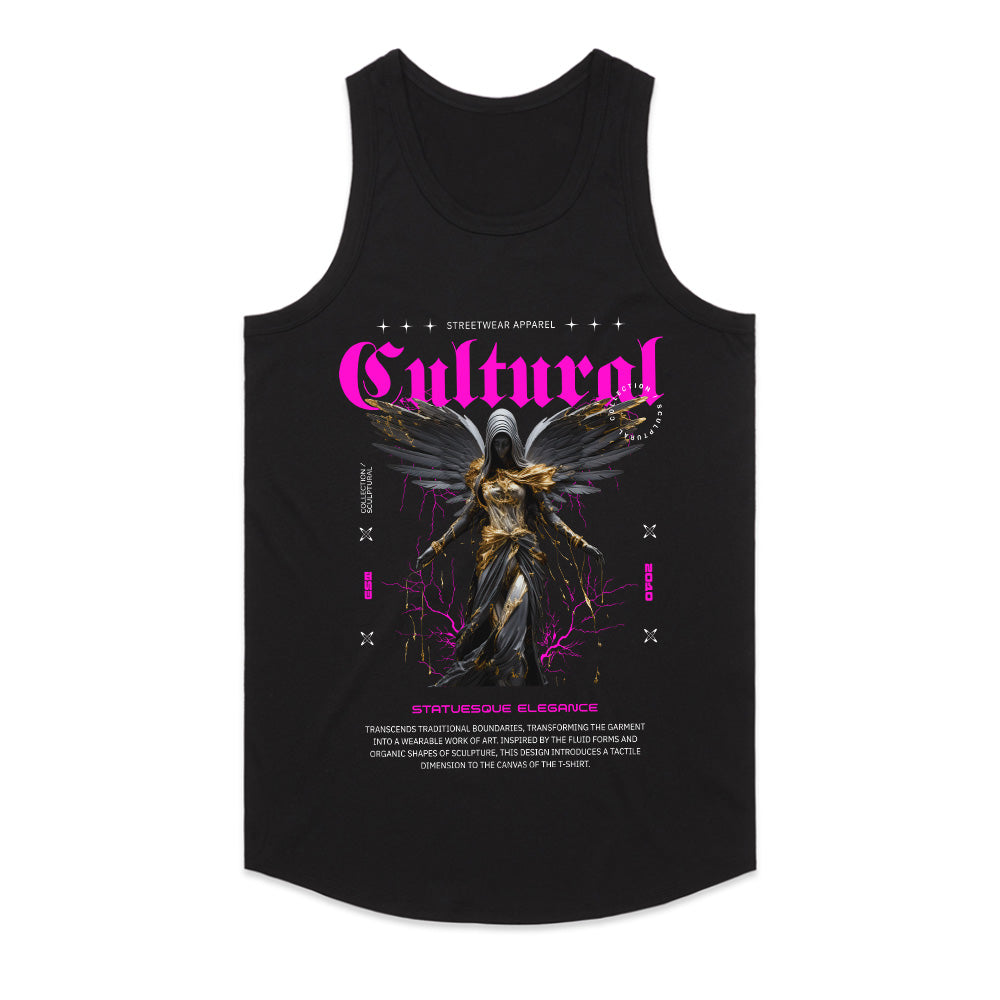 Cultural Rebirth: Gothic Angel Streetwear Tee