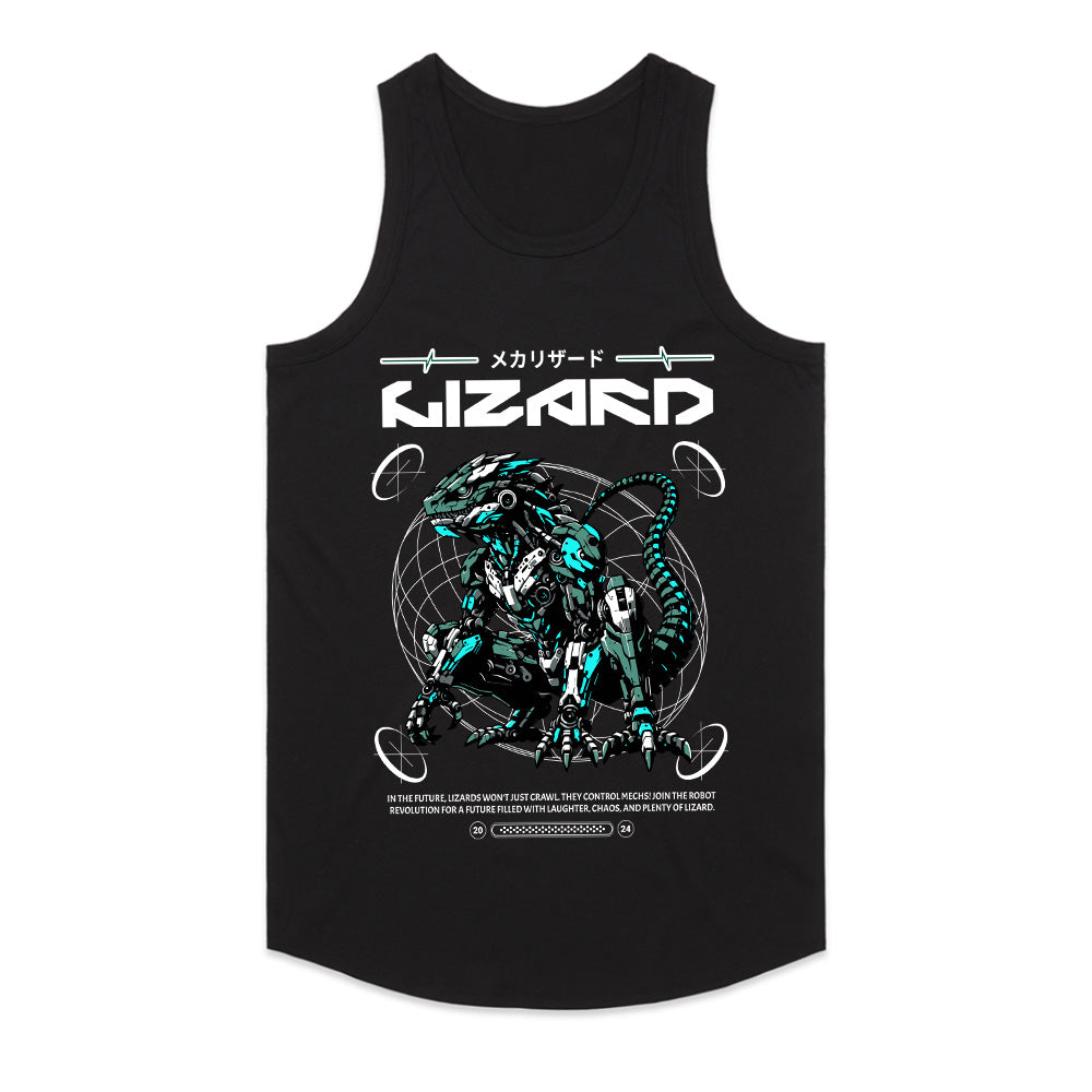 Mecha Lizard: Neon Evolution Tee