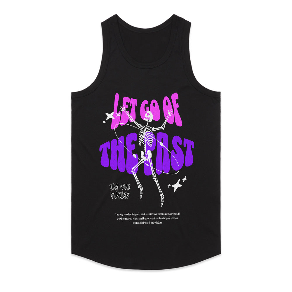 LET GO OF THE PAST: Cosmic Skeleton Vibes Tee