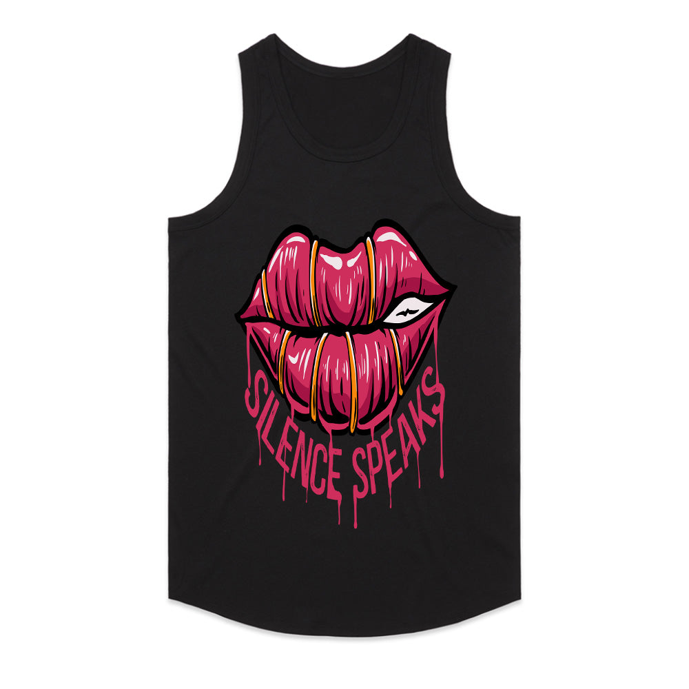Silence Speaks: Bold Lips Statement Tee