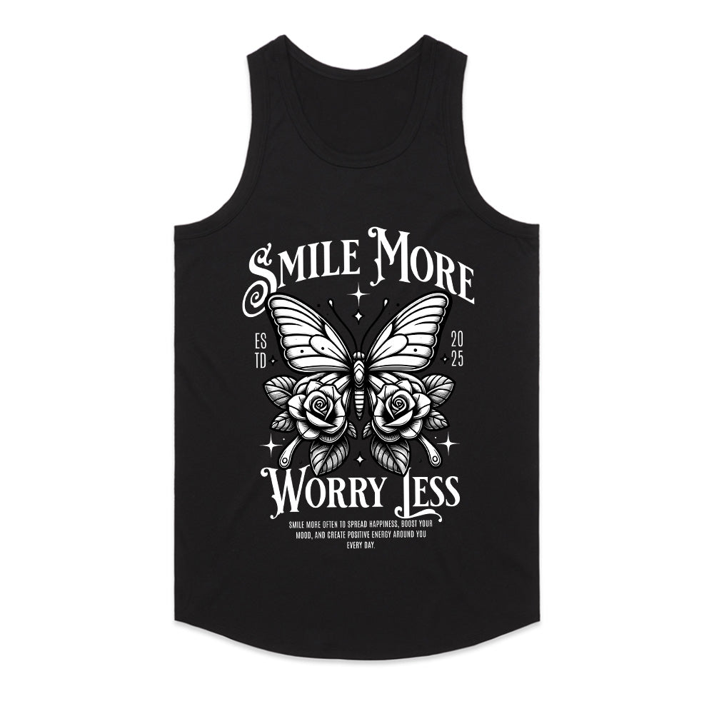 SMILE MORE: Positive Vibes Butterfly Tee