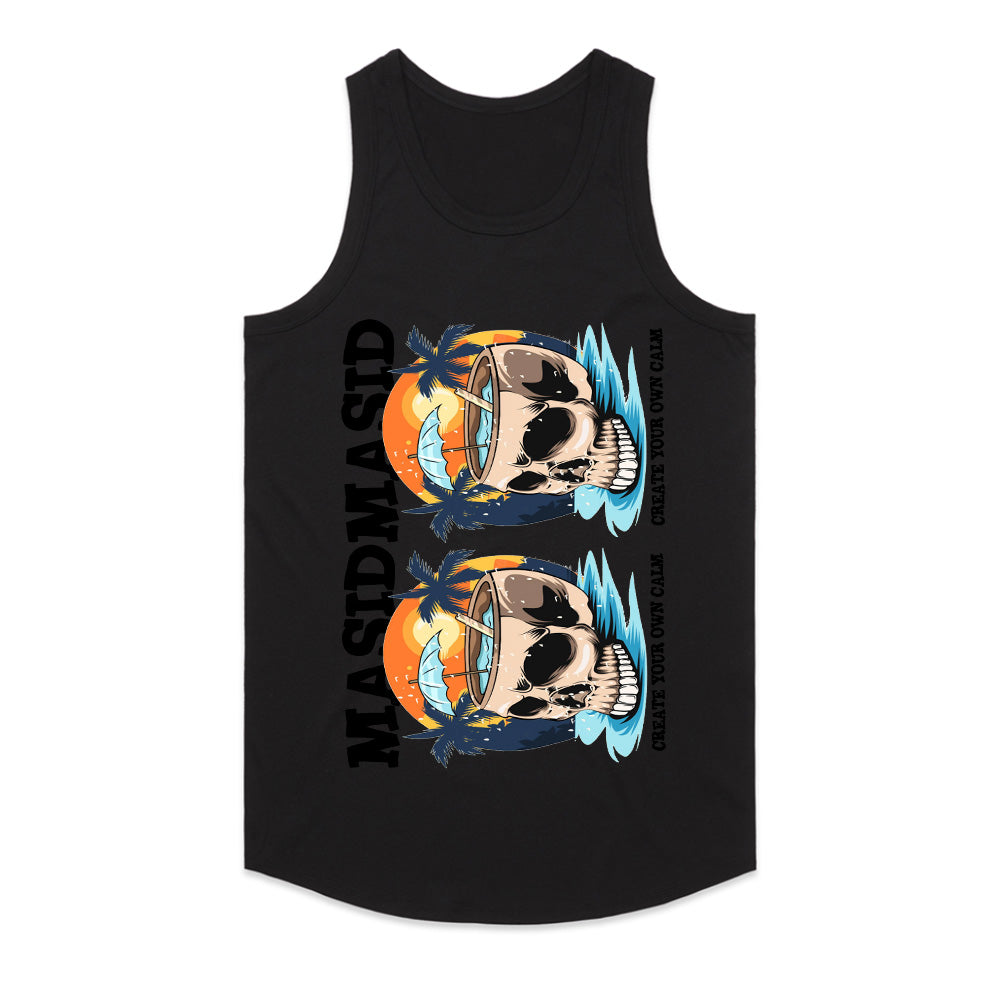 Island Skull Vibes - Chill to the Bone Tee