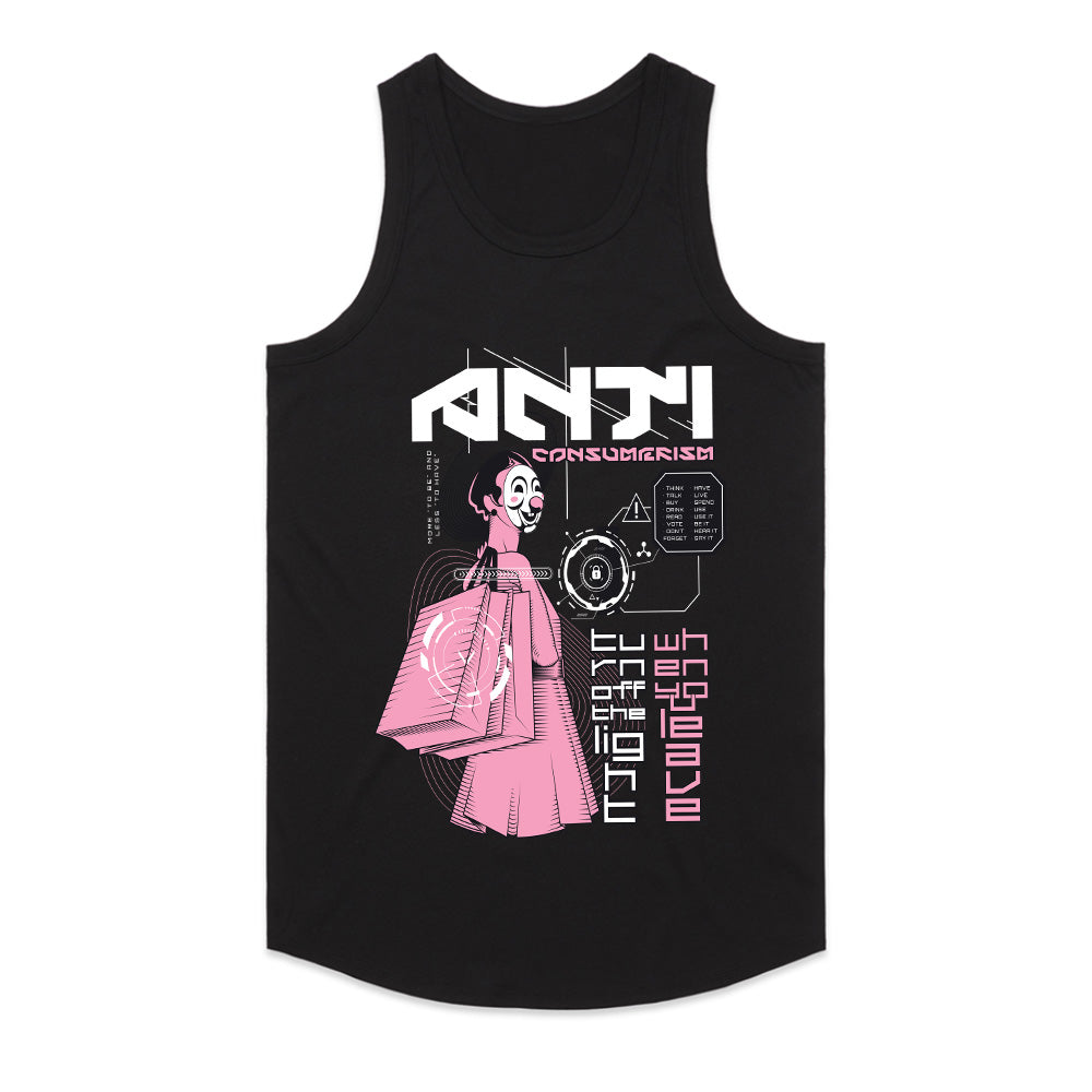 Anti-Consumerism: Digital Dissent Tee