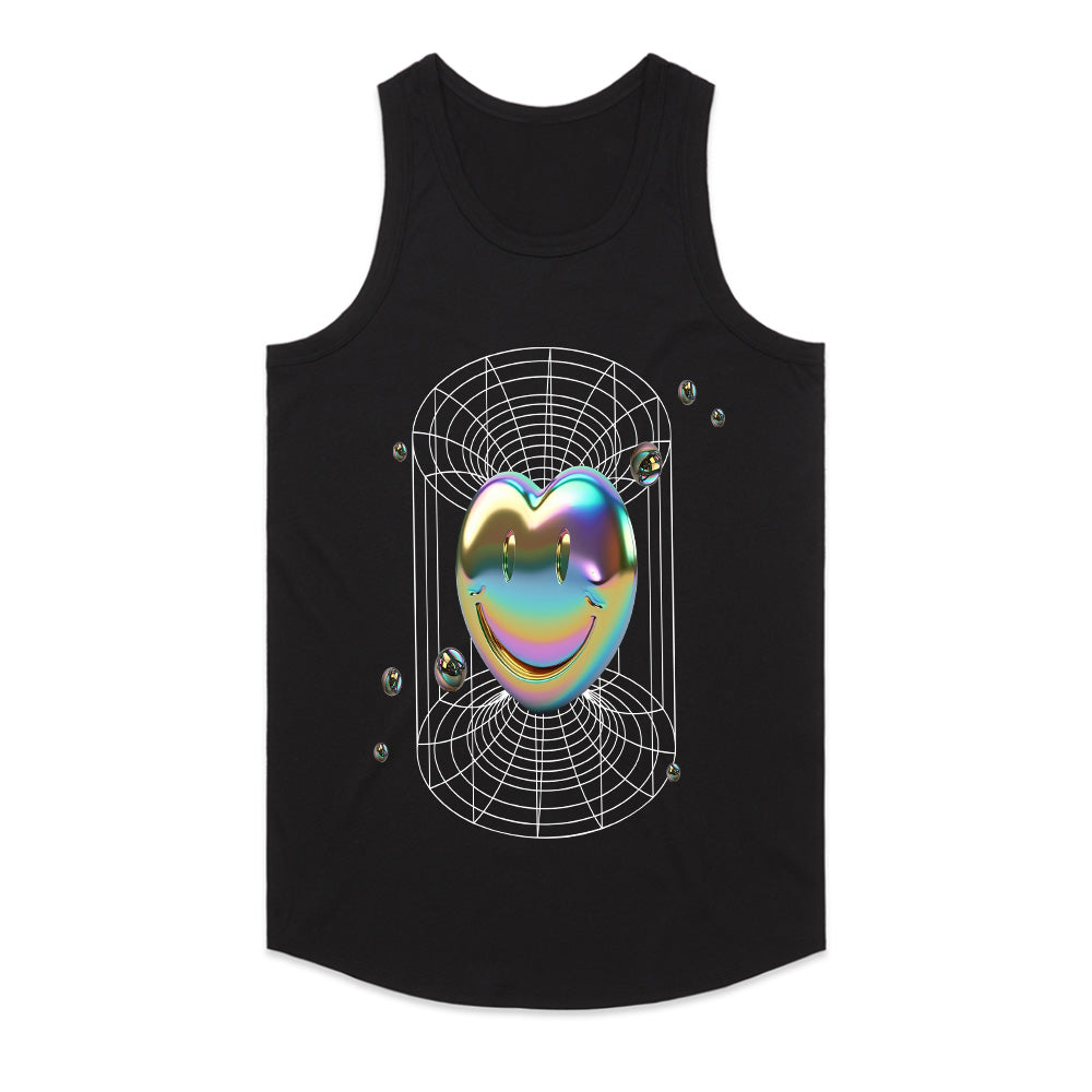 Holographic Bliss: Smiley Dimension Tee