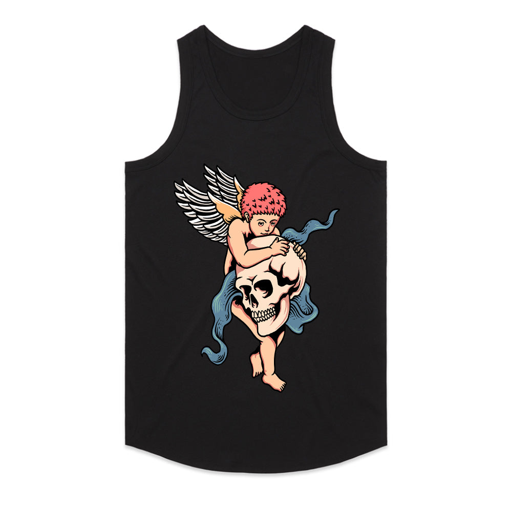 Angel of Mortality: Life & Death Contrast Tee