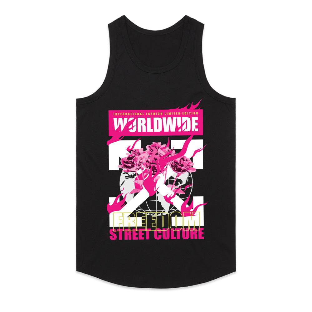 Worldwide Freedom: Street Culture Bloom Tee