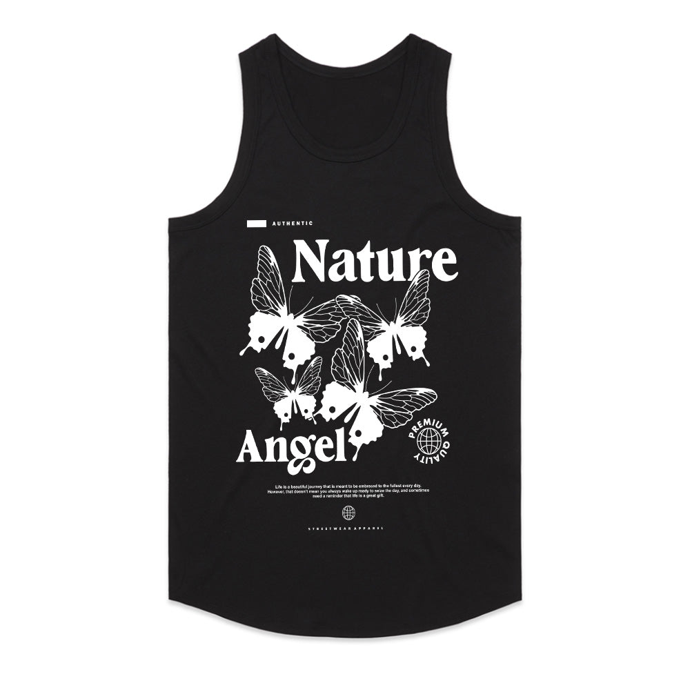 Nature Angel: Monochrome Butterfly Essence Tee
