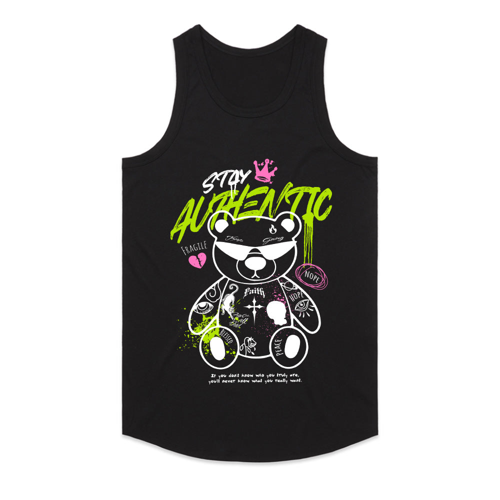 STAY AUTHENTIC: Graffiti Bear Expression Tee