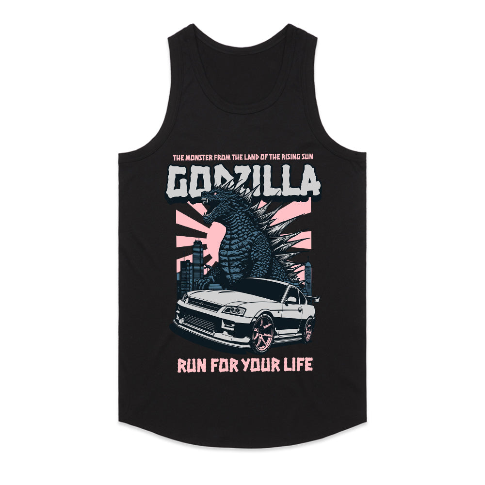 Kaiju Racer: Godzilla Skyline Fury Tee