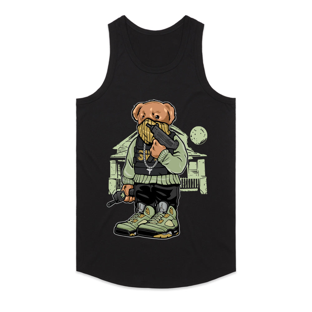 Gangsta Pup: Midnight Block Hustle Tee