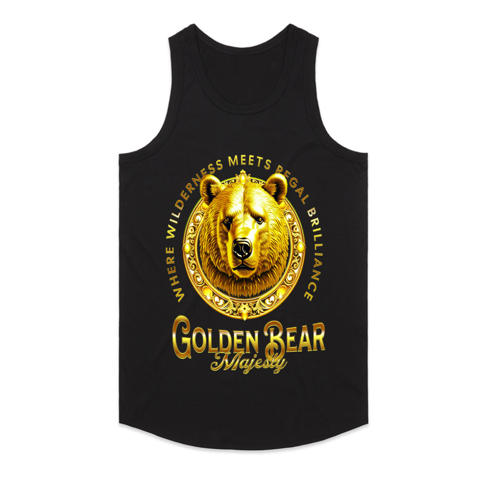 Regal Roar: Golden Bear Majesty Tee