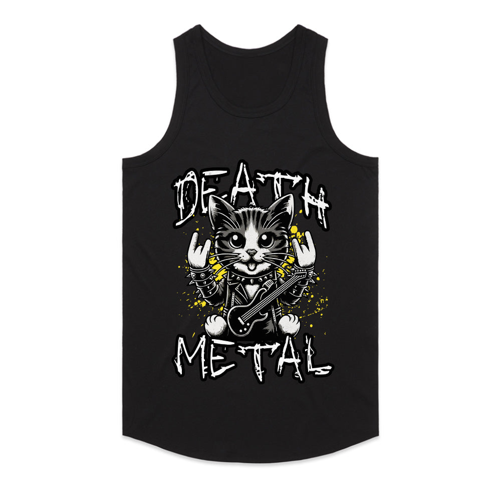 Riff & Roar: Death Metal Cat Tee
