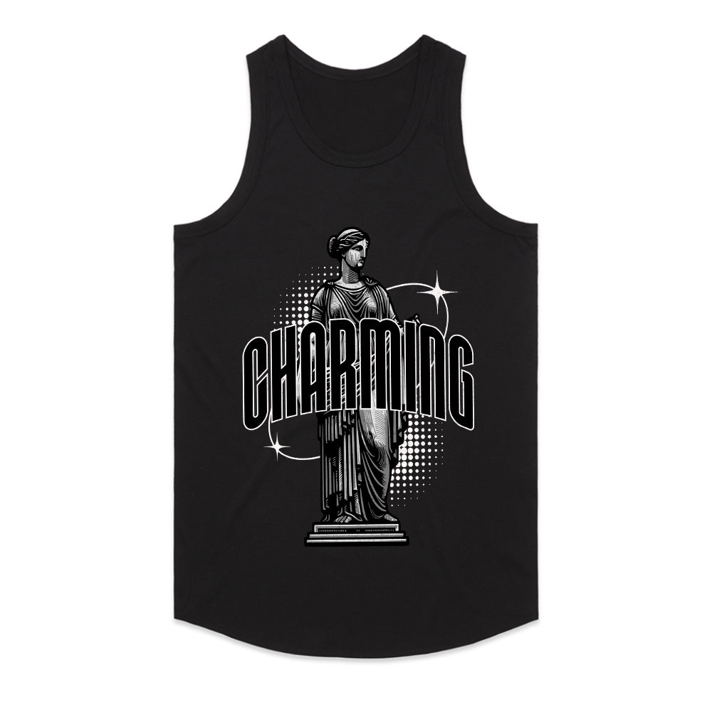 Timeless Allure: Charming Classical Statue Tee