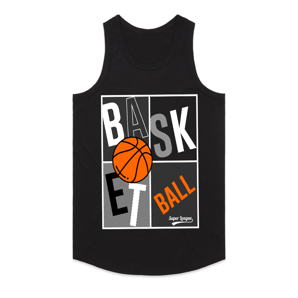 Hoop Hustle: Retro Graphic Basketball Tee