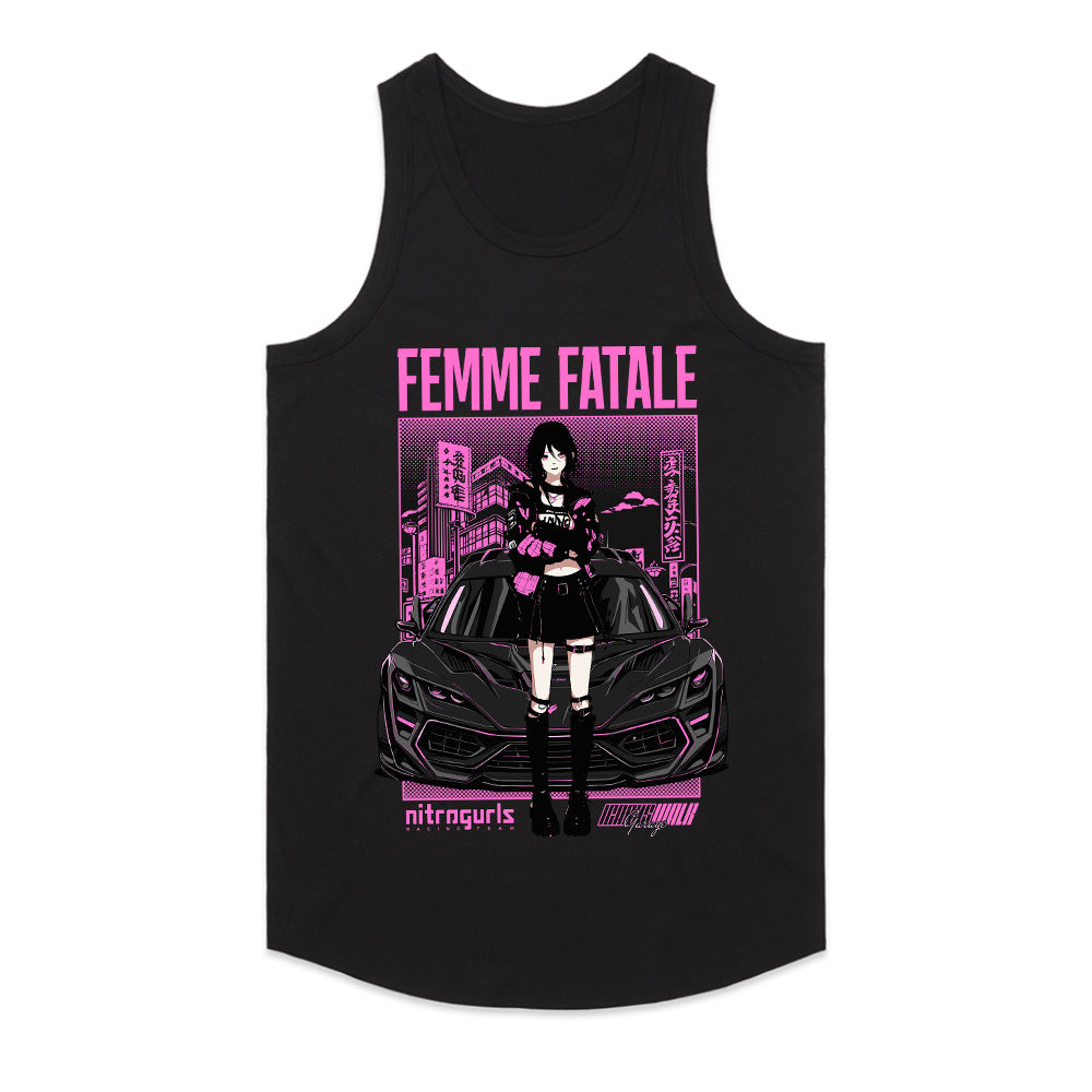 Neo Noir Racer: Femme Fatale Nitro Tee
