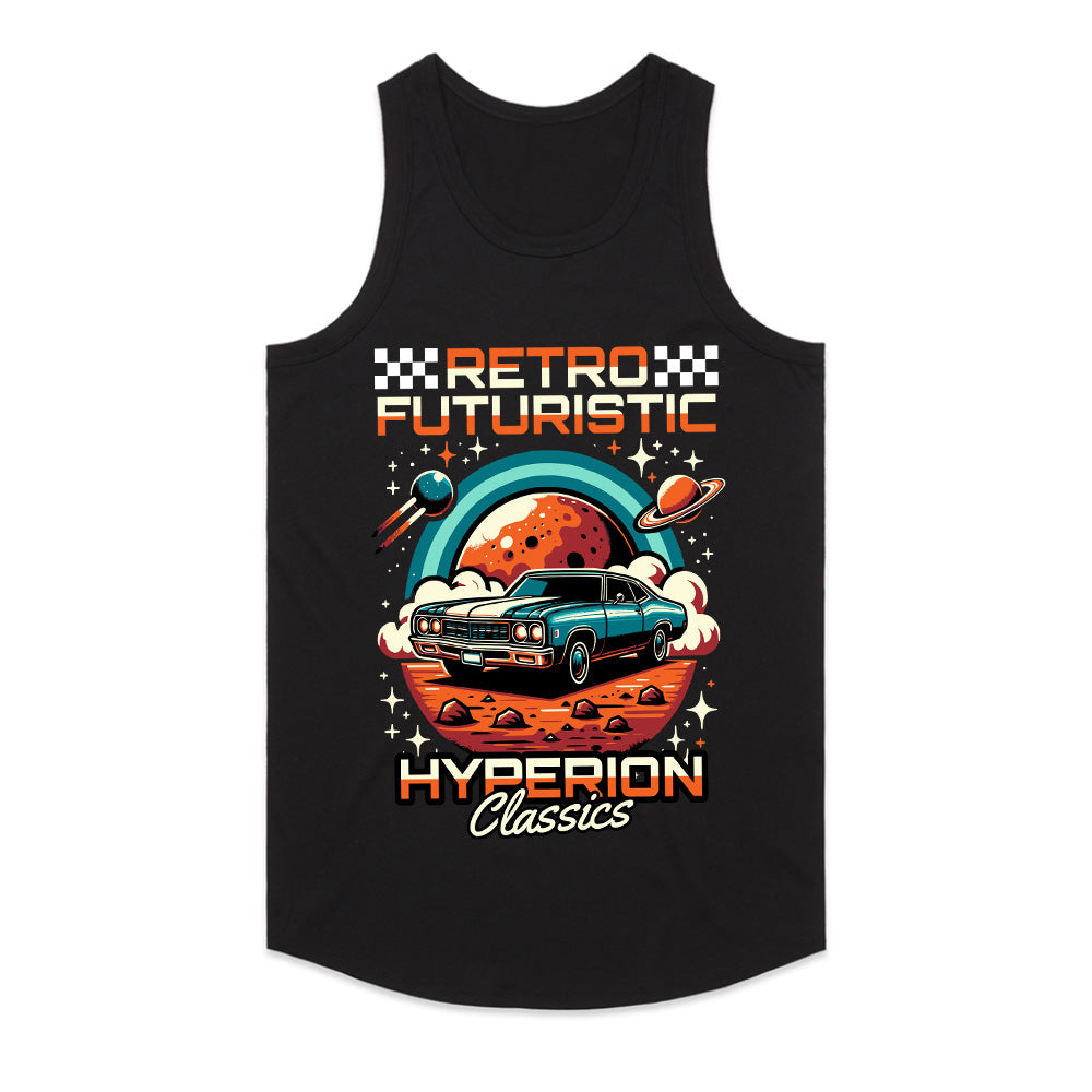 Cosmic Cruiser: Retro Futuristic Hyperion Tee