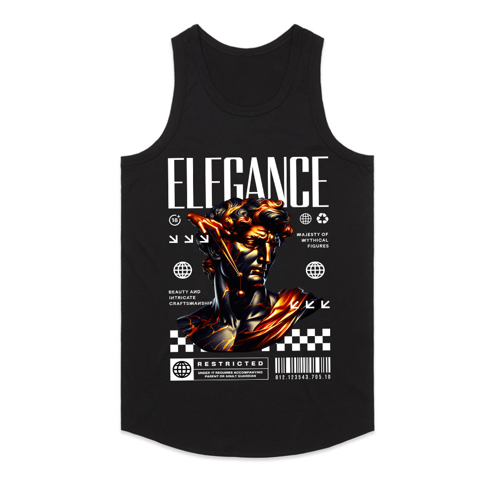 Neo-Classical Blaze: Elegance Mythos Tee