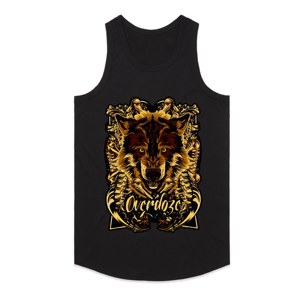 Savage Overdose: Golden Alpha Wolf Tee
