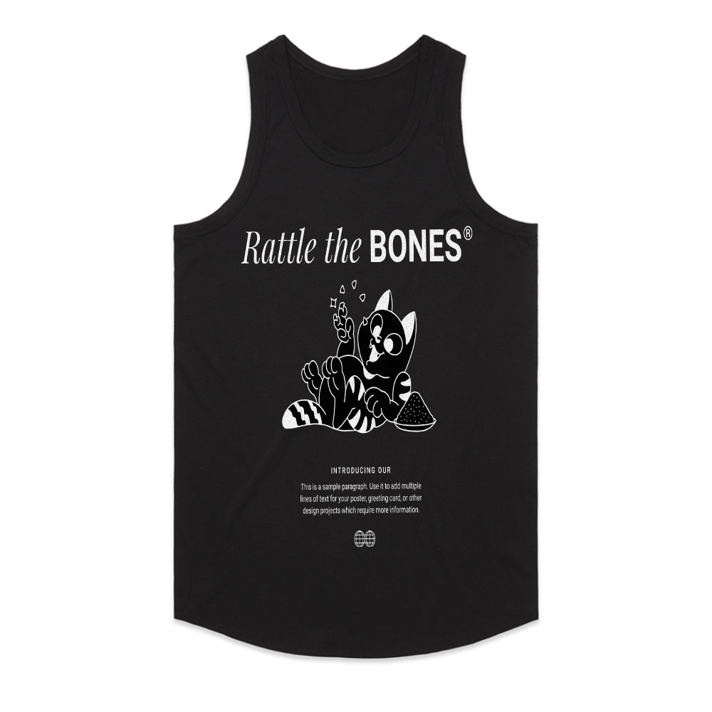 Rattle the Bones Skeleton Cat Tee
