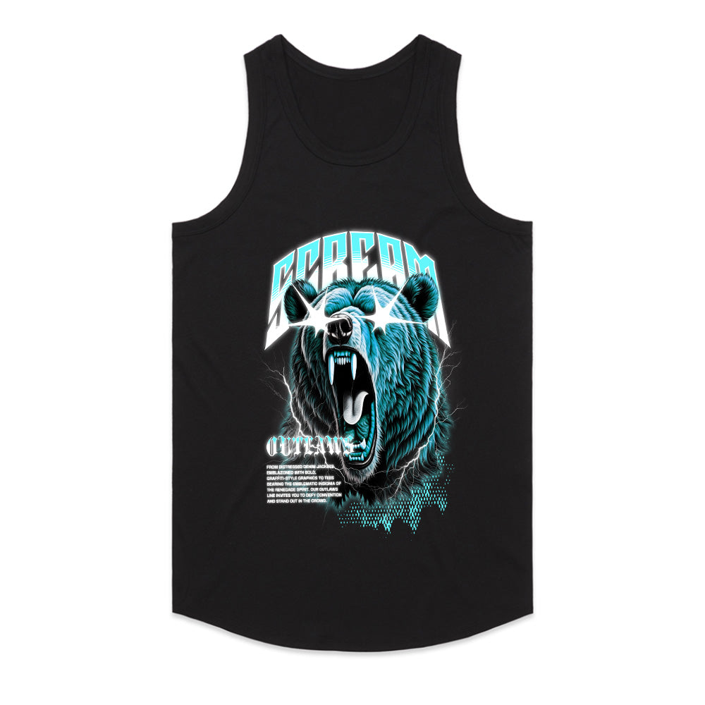 Outlaw Scream Bear Tee