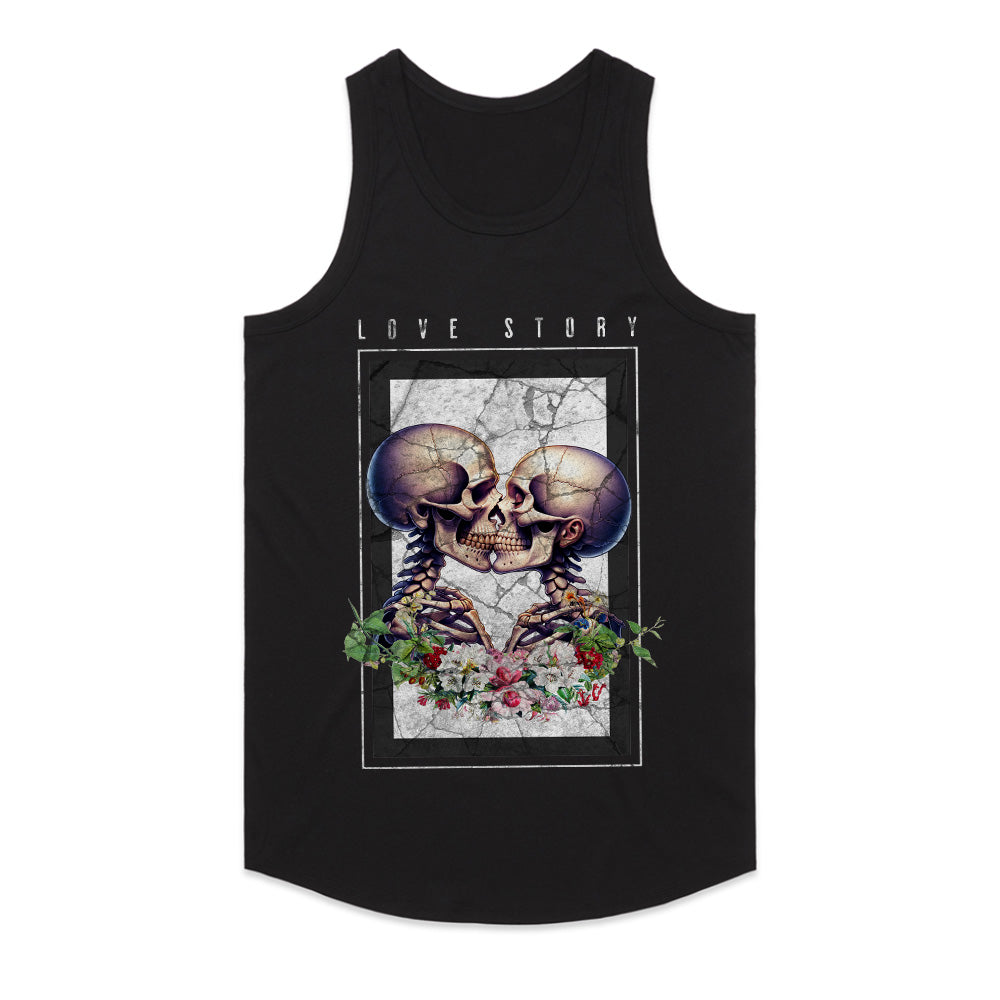 Eternal Love: Skeleton Kiss Art Tee
