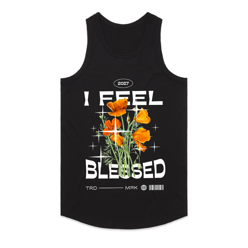 Blessed Bloom: Gratitude in Full Color Tee