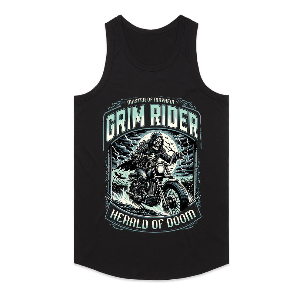 Grim Rider – Herald of Doom Biker T-Shirt
