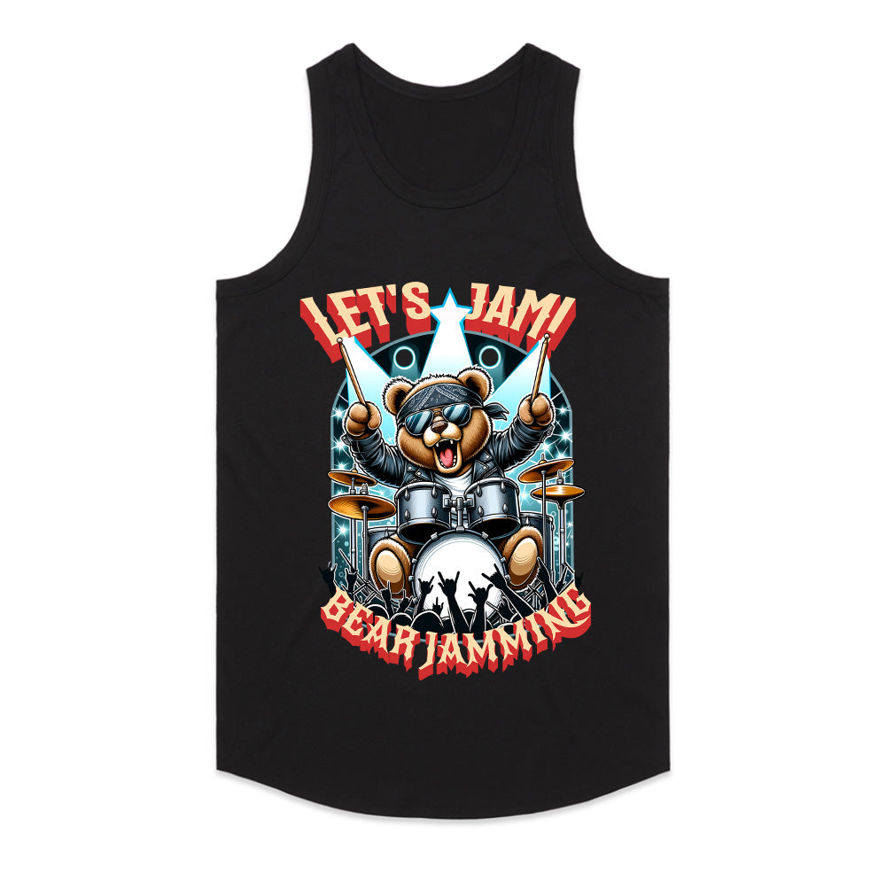 Let’s Jam Bear Drummer Tee