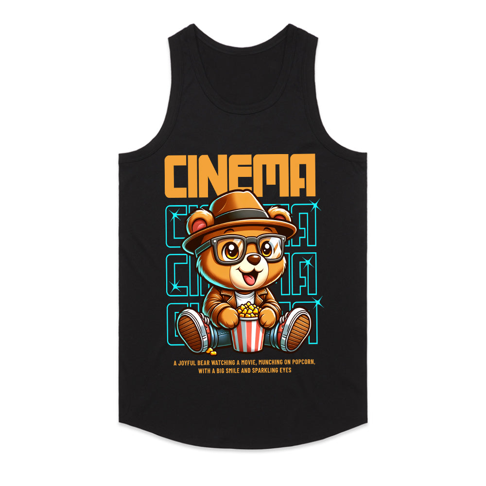 CineBear Delight: Movie Night Tee