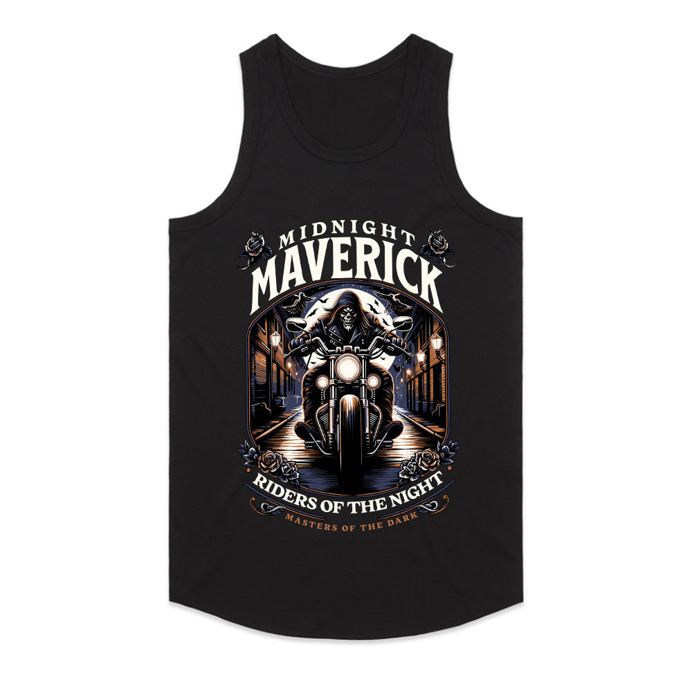 Midnight Maverick – Masters of the Dark Biker T-Shirt