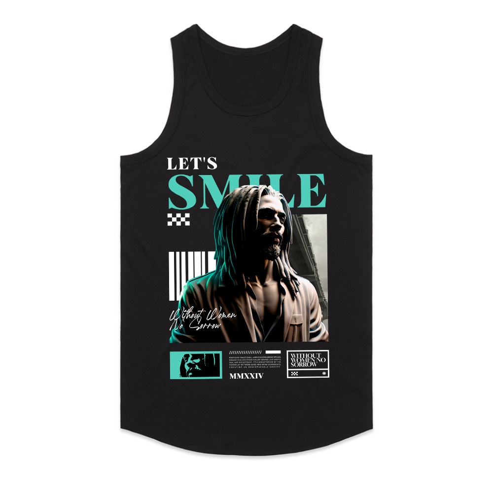 Urban Smile: Melancholy Meets Style Tee