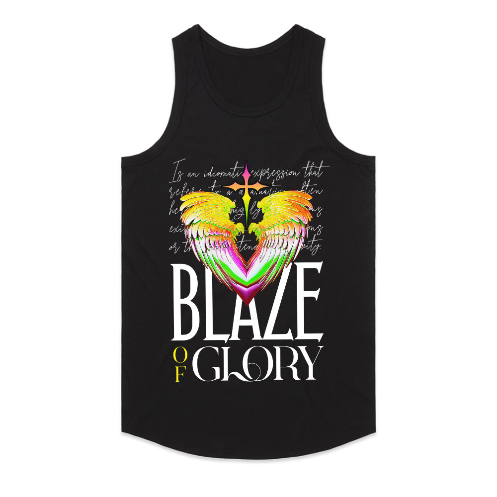 Celestial Flame: Blaze of Glory Wings Tee