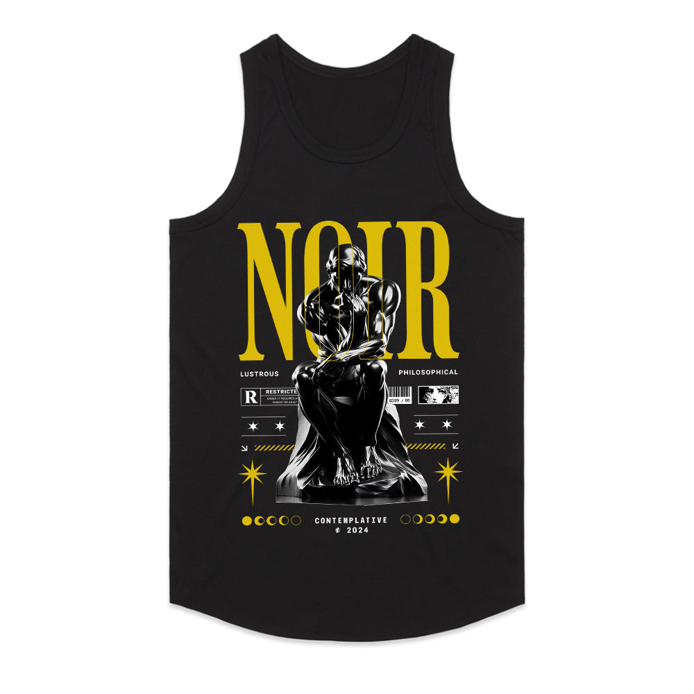Midnight Muse: Noir Contemplative Tee