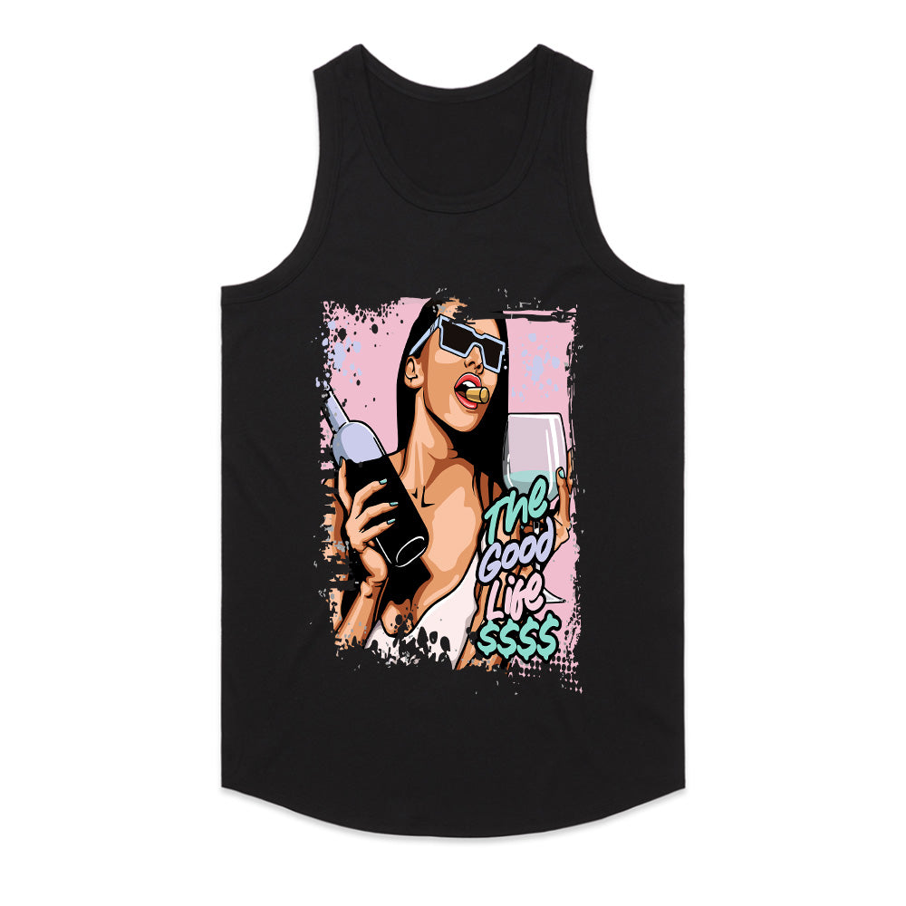 The Good Life Vibes: Luxe Party Mode Tee