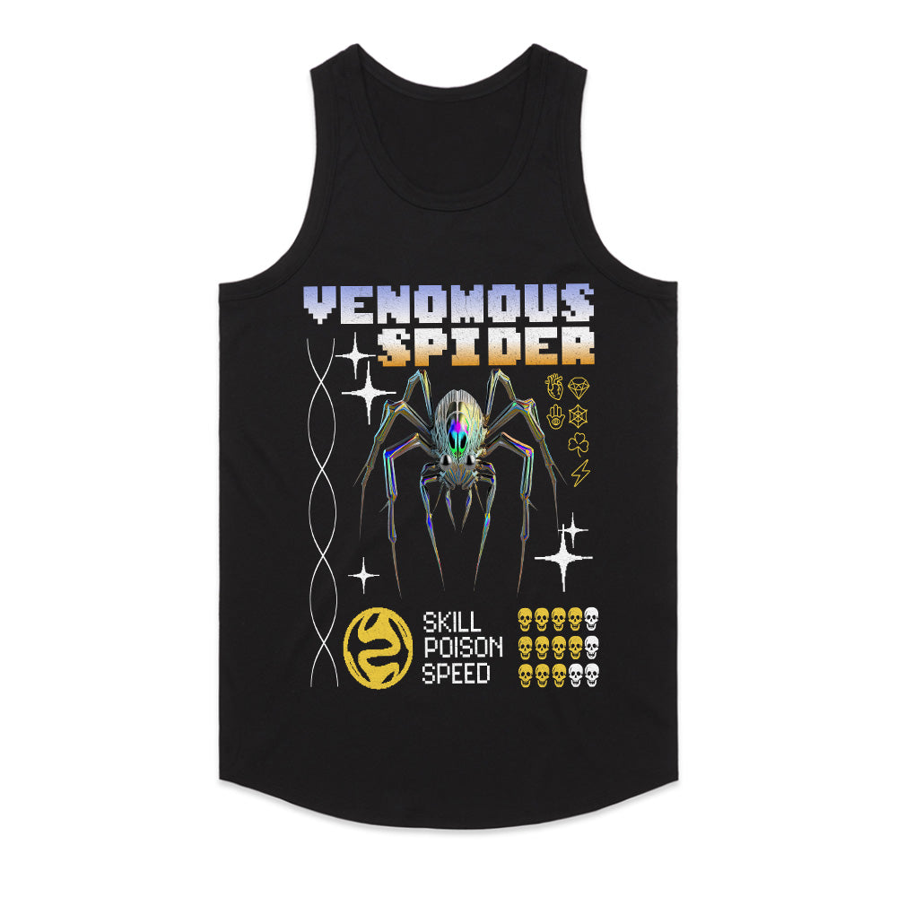 Venomous Spider: Pixel Venom Tee