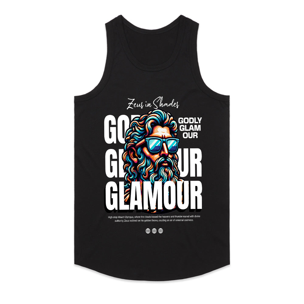 Zeus in Shades: Godly Glam Tee