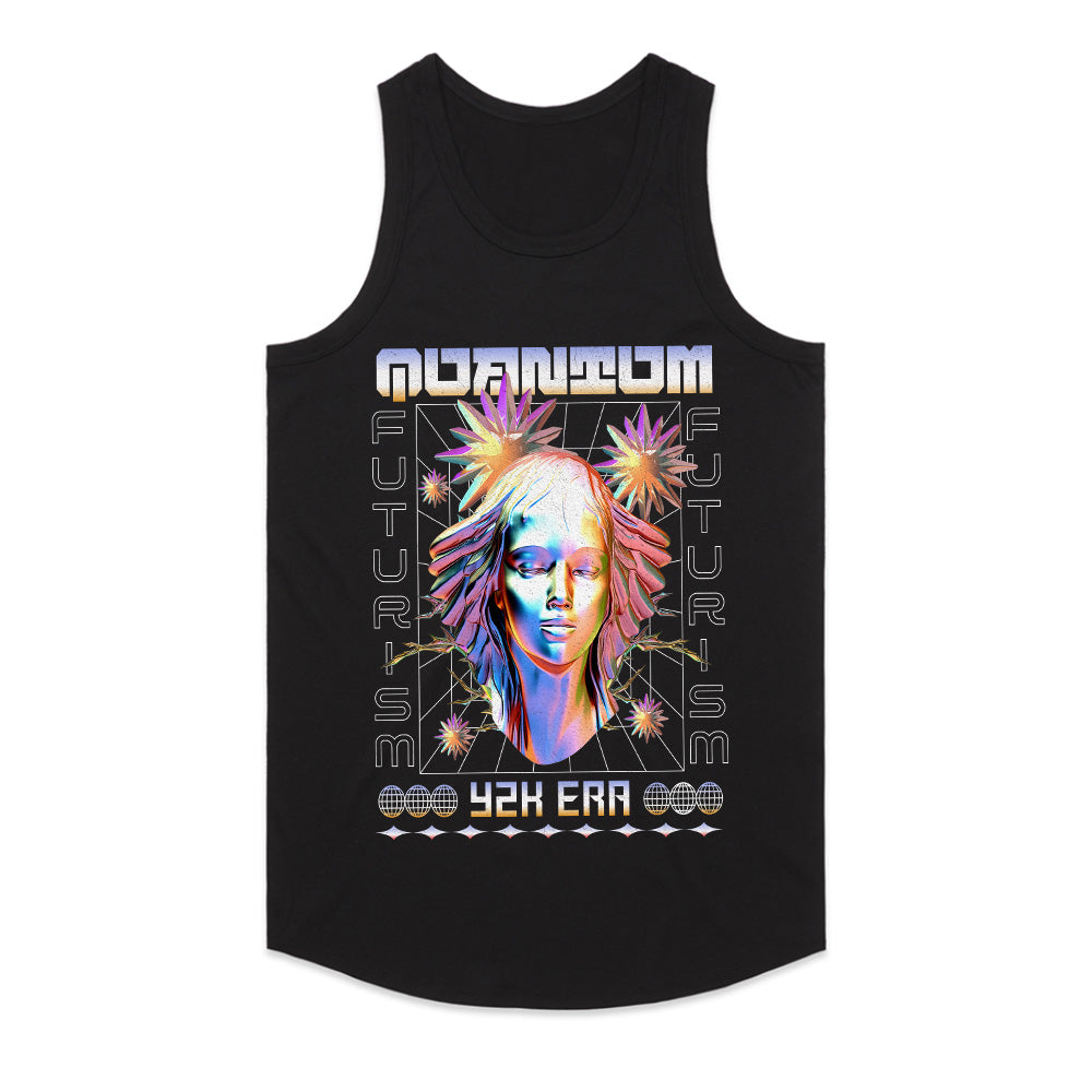 Neon Divinity – Y2K Futurism Tee