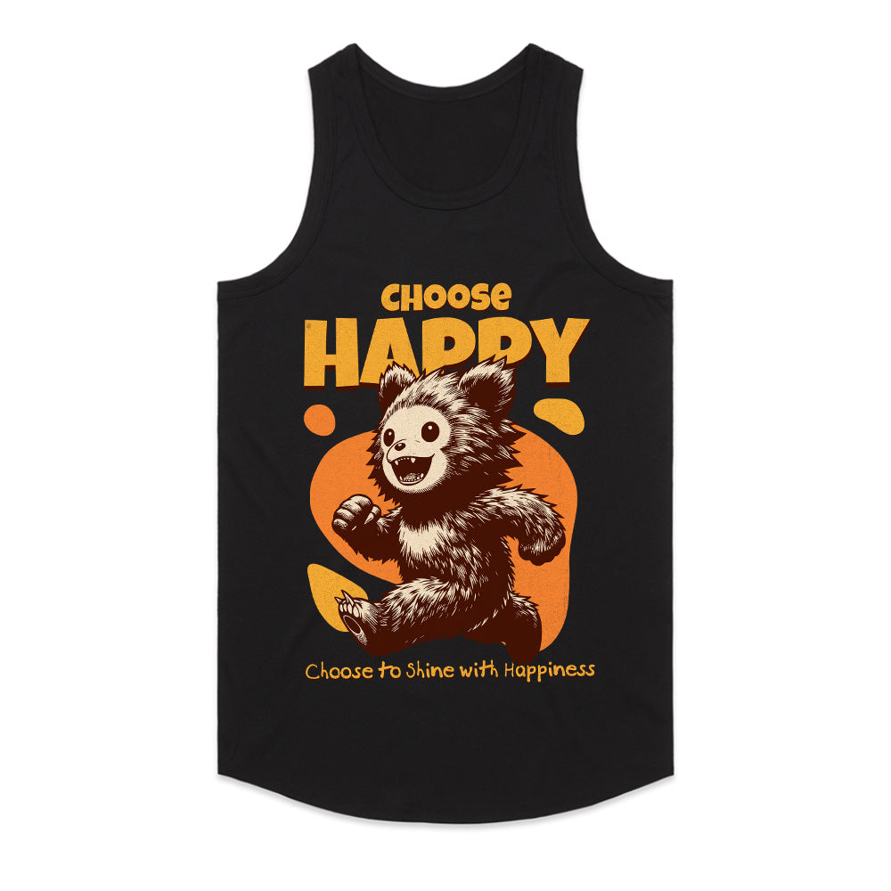 Fuzzy Joy: Choose Happy Tee