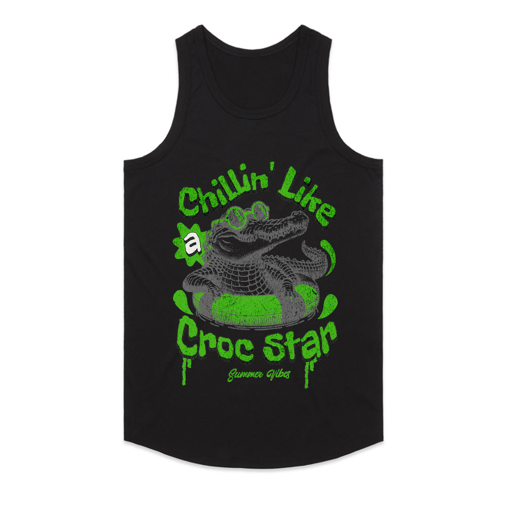 Croc Star Vibes – Chillin’ Edition Tee