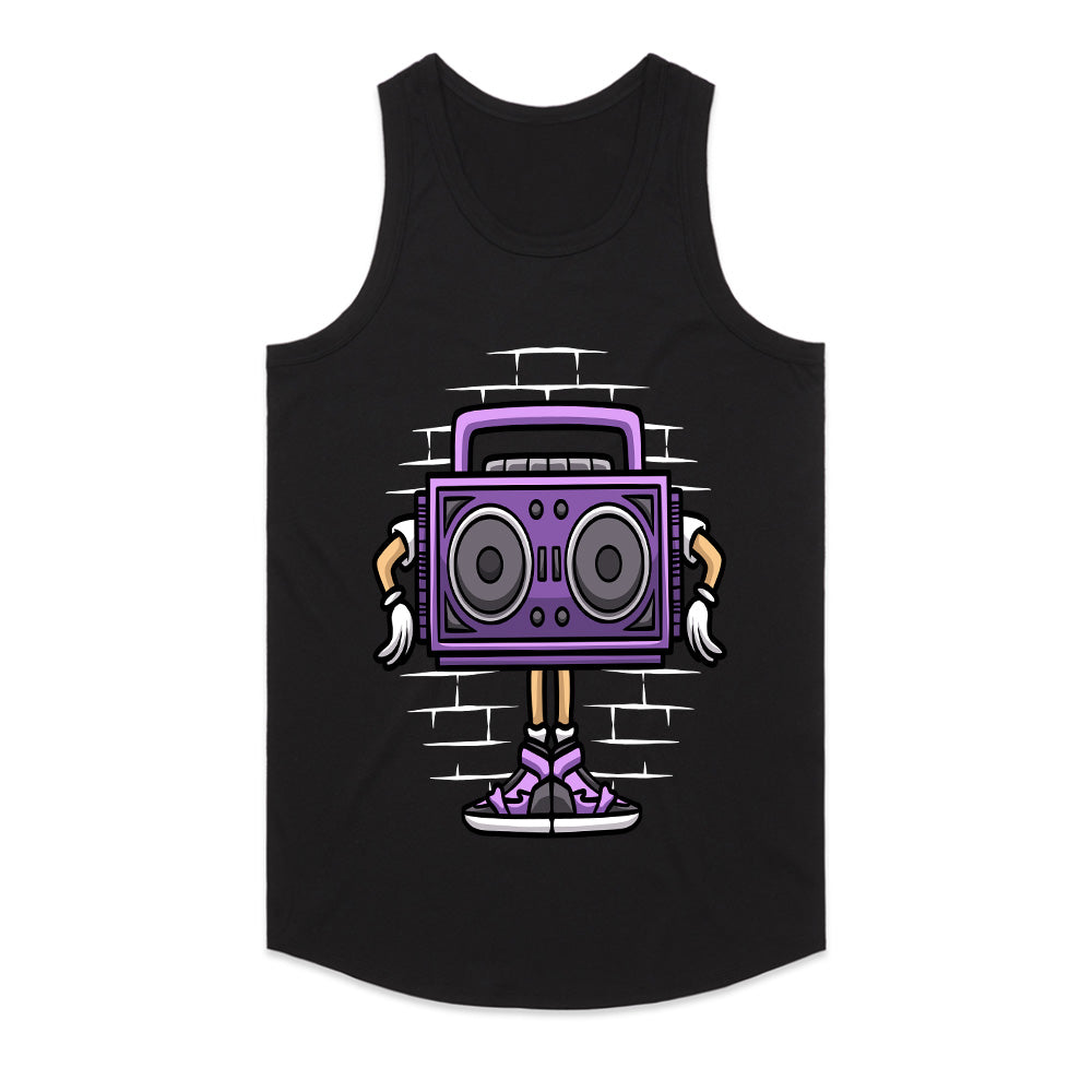 Boombox Vibes: Street Beat Cartoon Tee